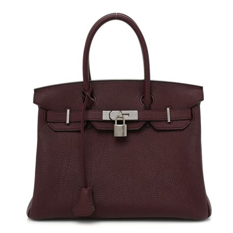 HERMES Togo Birkin 30 Bordeaux 1283735 